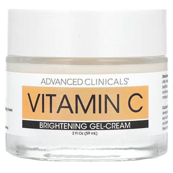 Advanced Clinicals, Vitamine C, Gel-crème illuminateur