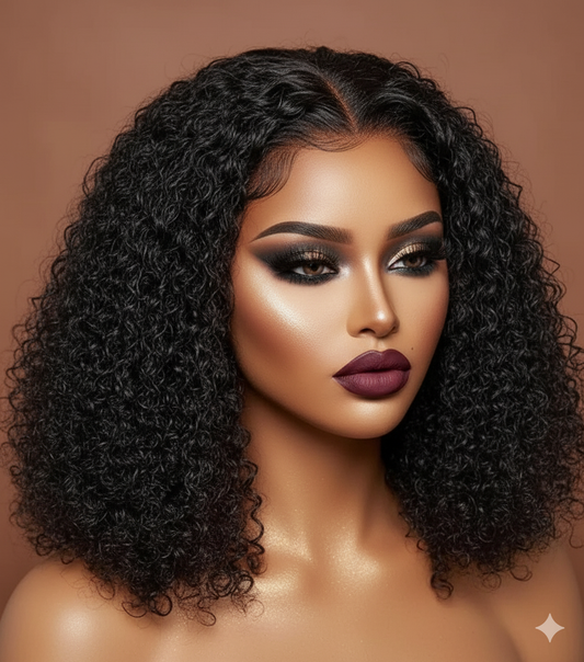 LACE FRONT WIG KINKY CURLY