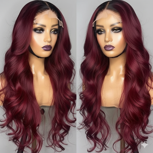Lace front wig